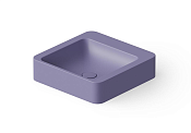 Dea Design Раковина чаша 41x41x10,5h см, Solid Surface, цвет: lilac DD9011 410 14