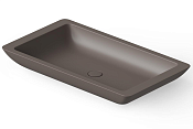 Dea Design Раковина чаша 80x45x10,5h см, Solid Surface, цвет: grey brown DD9013 800 6