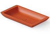 Dea Design Раковина чаша 80x45x10,5h см, Solid Surface, цвет: orange DD9013 800 7