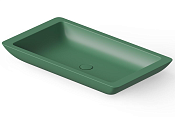 Dea Design Раковина чаша 80x45x10,5h см, Solid Surface, цвет: sage DD9013 800 9