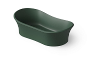 Dea Design Раковина чаша 66x34,5x19h см, Solid Surface, цвет: dark green DD9024 660 11