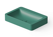 Dea Design Раковина чаша 60x41x10,5h см, Solid Surface, цвет: green DD9025 600 10
