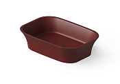 Dea Design Раковина чаша 55x38x14h см, Solid Surface, цвет: red wine DD9030 550 17