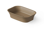 Dea Design Раковина чаша 55x38x14h см, Solid Surface, цвет: light camel DD9030 550 2