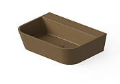 Dea Design Раковина чаша 55x40x14,5h см, Solid Surface, цвет: dark camel DD9031 550 1