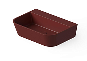 Dea Design Раковина чаша 55x40x14,5h см, Solid Surface, цвет: red wine DD9031 550 17