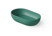 Dea Design Раковина чаша 55x32x13h см, Solid Surface, цвет: green DD9033 550 10