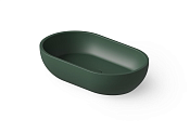 Dea Design Раковина чаша 55x32x13h см, Solid Surface, цвет: dark green DD9033 550 11