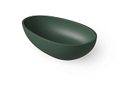 Dea Design Раковина чаша 60x36x15,8h см, Solid Surface, цвет: dark green DD9035 600 11
