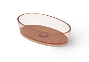 Dea Design Раковина чаша 60x35x14h см, Glasstech, цвет: brown copper DD9036 600 R9