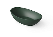 Dea Design Раковина чаша 60x35x16h см, Solid Surface, цвет: dark green DD9037 600 11