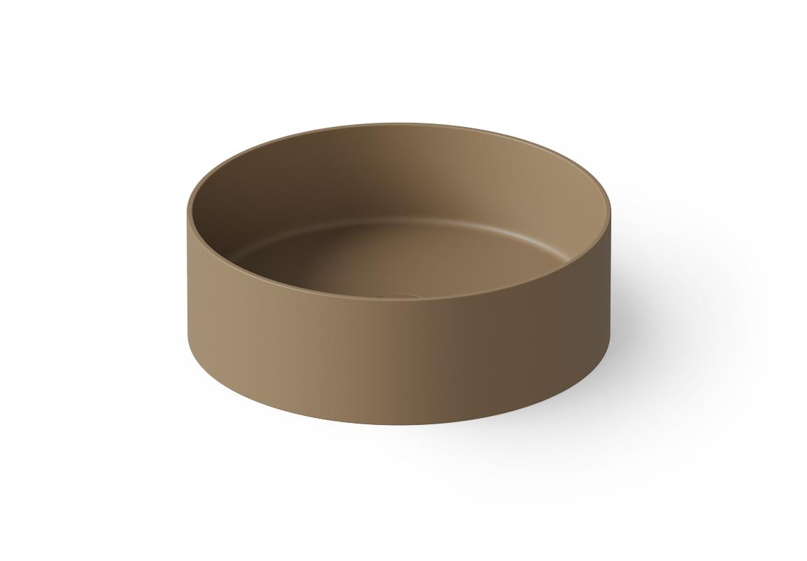 Dea Design Раковина чаша d40x14h см, Solid Surface, цвет: light camel DD9061 400 2