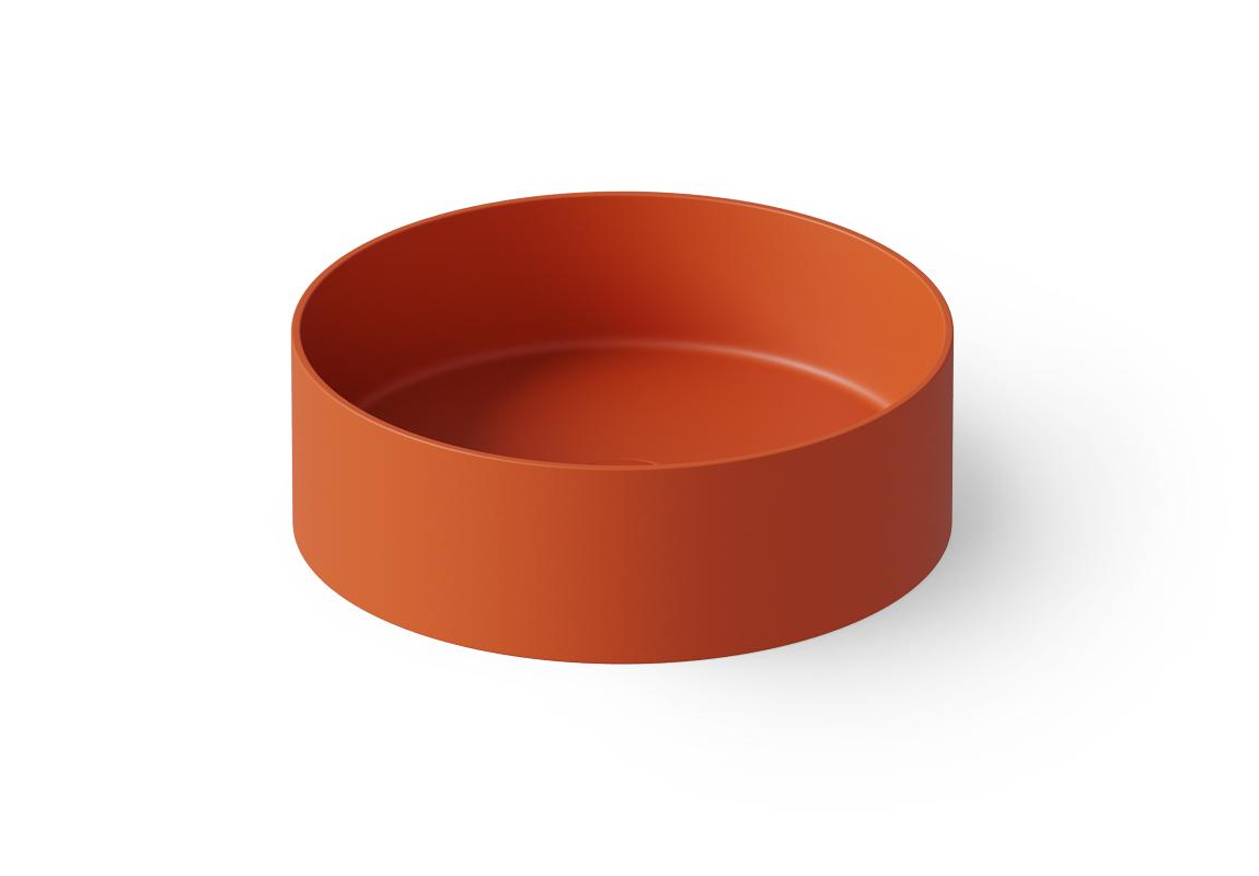 Dea Design Раковина чаша d40x14h см, Solid Surface, цвет: orange DD9061 400 7