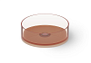 Dea Design Раковина чаша d40x14h см, Glasstech, цвет: brown copper DD9061 400 R9