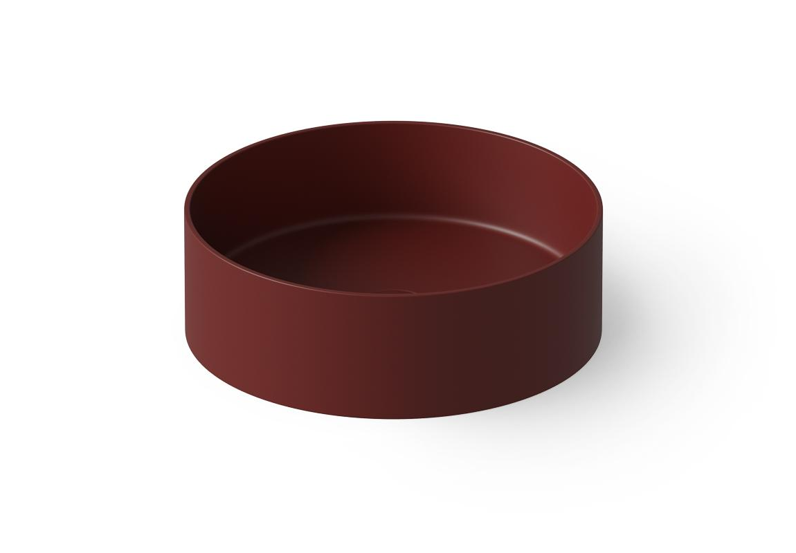 Dea Design Раковина чаша d42x13h см, Solid Surface, цвет: red wine DD9061 420 17