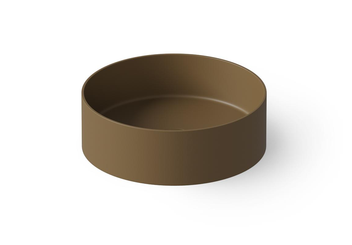 Dea Design Раковина чаша d45x14,5h см, Solid Surface, цвет: dark camel DD9061 450 1