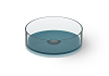 Dea Design Раковина чаша d45x14,5h см, Glasstech, цвет: dark blue DD9061 450 R11