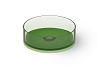Dea Design Раковина чаша d45x14,5h см, Glasstech, цвет: emerald DD9061 450 R3
