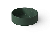 Dea Design Раковина чаша d45x14,5h см, Solid Surface, цвет: dark green DD9062 450 11