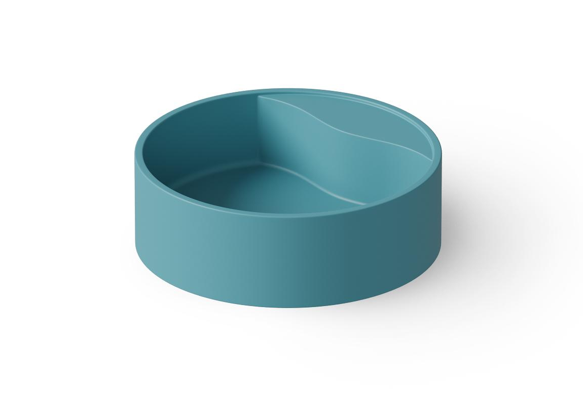 Dea Design Раковина чаша d45x14,5h см, Solid Surface, цвет: wave DD9062 450 15