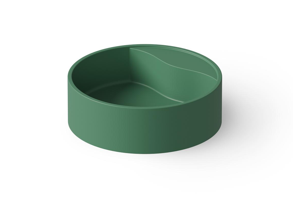 Dea Design Раковина чаша d45x14,5h см, Solid Surface, цвет: sage DD9062 450 9