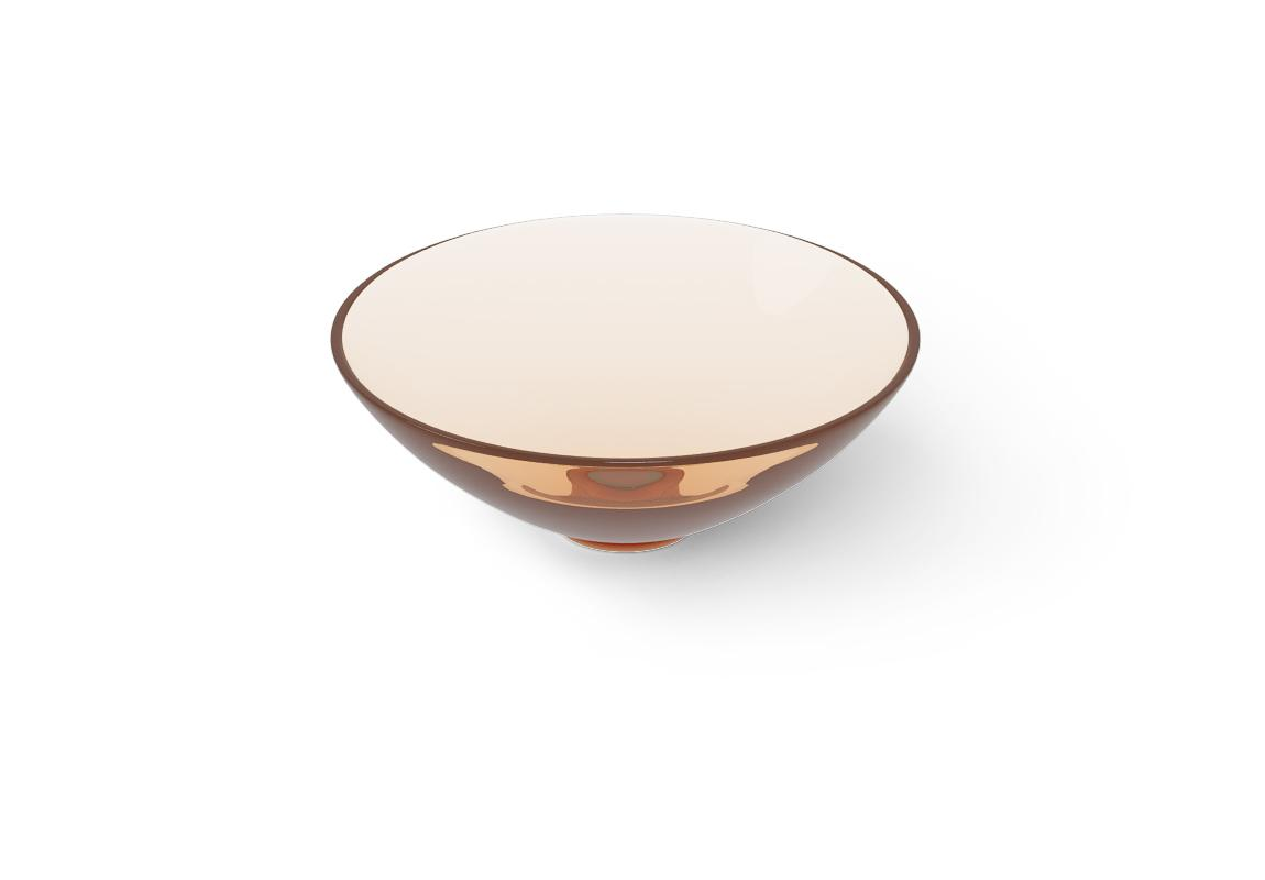 Dea Design Раковина чаша d40x14h см, Glasstech, цвет: sunset DD9063 400 R1