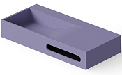 Dea Design Раковина накладная 90x42x15h см, Solid Surface, цвет: lilac DD9064 900 14
