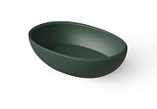 Dea Design Раковина чаша 60x40x15,5h см, Solid Surface, цвет: dark green DD9077 600 11