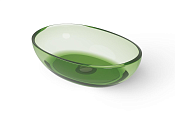 Dea Design Раковина чаша 60x40x15,5h см, Glasstech, цвет: emerald DD9077 600 R3