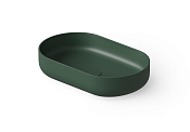Dea Design Раковина чаша 55x34x12h см, Solid Surface, цвет: dark green DD9091 550 11