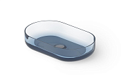 Dea Design Раковина чаша 55x34x12h см, Glasstech, цвет: royal blue DD9091 550 R7