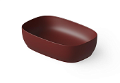 Dea Design Раковина чаша 55x36x14h см, Solid Surface, цвет: red wine DD9092 550 17