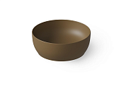 Dea Design Раковина чаша d40x14h см, Solid Surface, цвет: dark camel DD9093 400 1