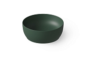 Dea Design Раковина чаша d40x14h см, Solid Surface, цвет: dark green DD9093 400 11