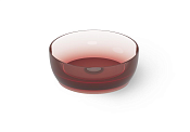 Dea Design Раковина чаша d40x14h см, Glasstech, цвет: pomegranate DD9093 400 R5