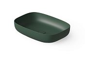 Dea Design Раковина чаша 55x38x12h см, Solid Surface, цвет: dark green DD9094 550 11