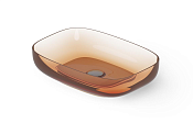 Dea Design Раковина чаша 55x38x12h см, Glasstech, цвет: sunset DD9094 550 R1