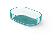 Dea Design Раковина чаша 56x36x15h см, Glasstech, цвет: lake water blue DD9097 560 R8