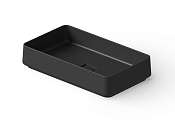 Dea Design Раковина чаша 58x34x12h см, Solid Surface, цвет: black DD9100 580 16