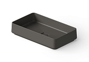 Dea Design Раковина чаша 58x34x12h см, Solid Surface, цвет: graphite DD9100 580 5