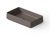 Dea Design Раковина чаша 58x34x12h см, Solid Surface, цвет: grey brown DD9100 580 6