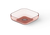 Dea Design Раковина чаша 40x40x12h см, Glasstech, цвет: pomegranate DD9102 400 R5