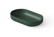 Dea Design Раковина чаша 58x34x12h см, Solid Surface, цвет: dark green DD9104 580 11