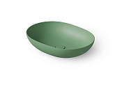 Dea Design Раковина чаша 52x38x12h см, Solid Surface, цвет: mint DD9105 520 12