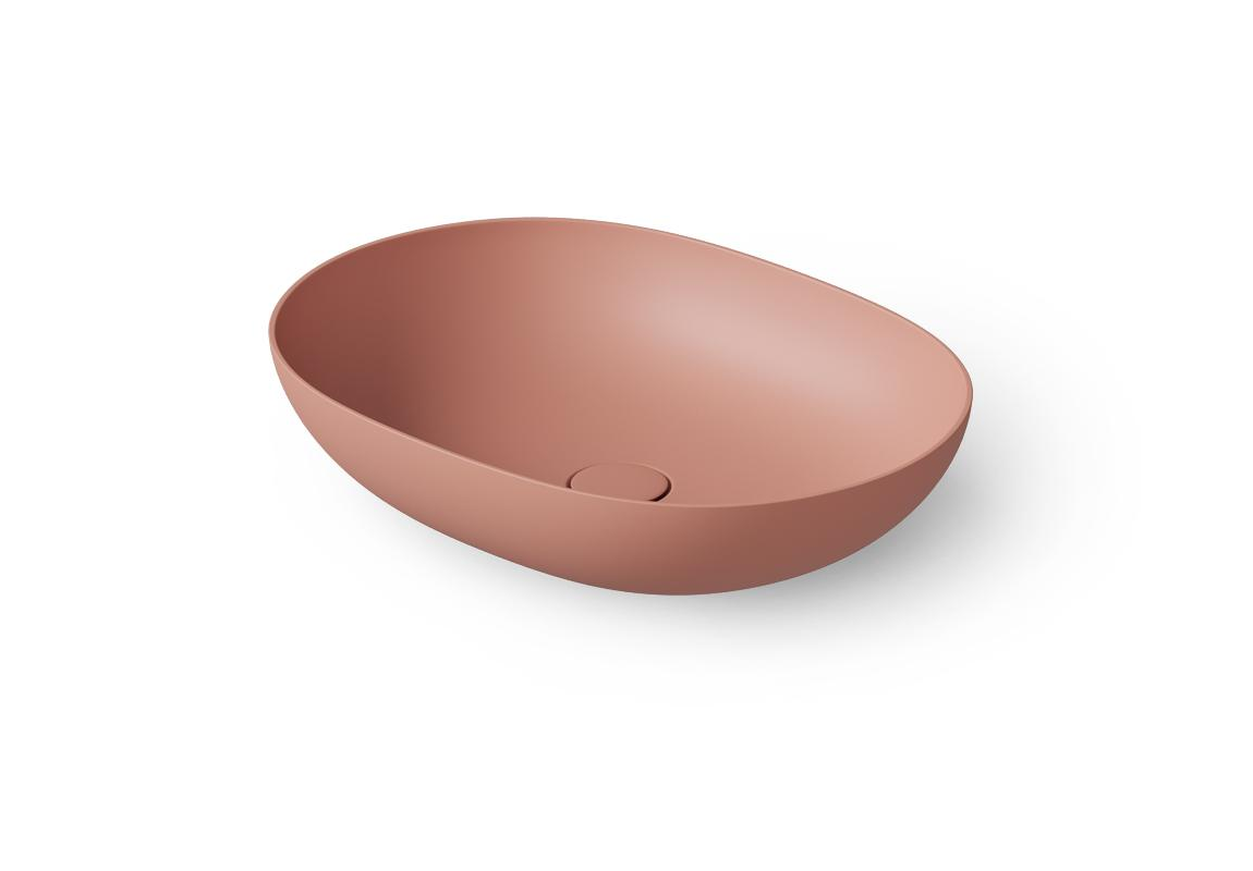Dea Design Раковина чаша 52x38x12h см, Solid Surface, цвет: lotus DD9105 520 13