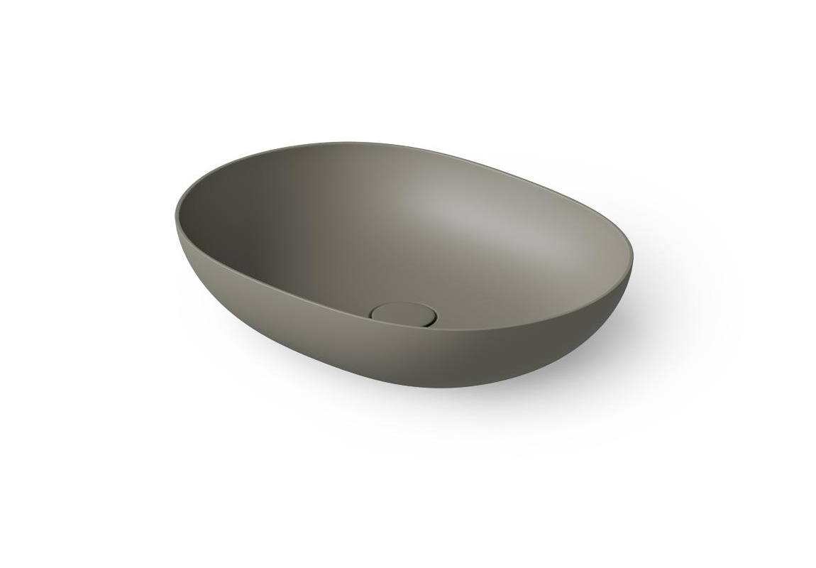 Dea Design Раковина чаша 52x38x12h см, Solid Surface, цвет: light grey DD9105 520 4
