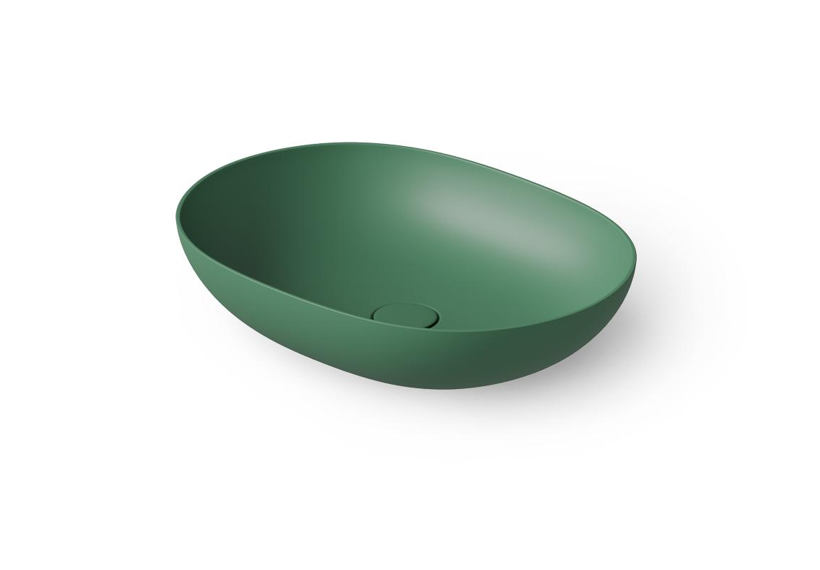 Dea Design Раковина чаша 52x38x12h см, Solid Surface, цвет: sage DD9105 520 9