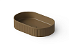 Dea Design Раковина чаша 55x35x12h см, Solid Surface, цвет: dark camel DD9801 550 1