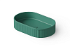 Dea Design Раковина чаша 55x35x12h см, Solid Surface, цвет: green DD9801 550 10