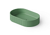 Dea Design Раковина чаша 55x35x12h см, Solid Surface, цвет: mint DD9801 550 12
